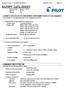 SAFETY DATA SHEET Date of Issue: March 1, 2013 SDS No.: SI-071 Version: 006