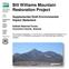 Bill Williams Mountain Restoration Project