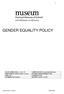 GENDER EQUALITY POLICY
