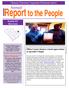 Report to the People. Annual. Clemson University Cooperative Extension Service. November 2011 Dillon County