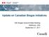 Update on Canadian Biogas Initiatives. GMI Biogas Subcommittee Meeting Baltimore, USA September 27, 2017