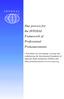 Due process for the INTOSAI Framework of Professional Pronouncements