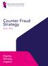 Counter Fraud Strategy Social Security Scotland