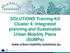 SOLUTIONS Training Kit Cluster 4: Integrated planning and Sustainable Urban Mobility Plans (SUMPs)