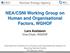 NEA/CSNI Working Group on Human and Organisational Factors, WGHOF