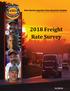 2018 Freight Rate Survey