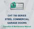 HAAS-THERM. Commercial Insulated Steel Doors. Models CHT-710, CHT-716, CHT-732, CHT-780, and CHT-790