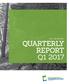 Vol. 6: Jan-Mar 2017 QUARTERLY REPORT Q1 2017