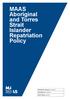 MAAS Aboriginal and Torres Strait Islander Repatriation Policy