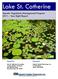 Lake St. Catherine. Aquatic Vegetation Management Program Year Eight Report. October Prepared for: Prepared by: