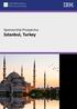 Sponsorship Prospectus Istanbul, Turkey