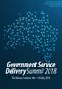 Government Service Delivery Summit 2018