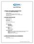Safety Data Sheet. 1. PRODUCT AND COMPANY IDENTIFICATION Product Name: Hafnium Oxide Coating 2. HAZARDS IDENTIFICATION