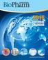 EDITORIAL CALENDAR.   The Science & Business of Biopharmaceuticals INTERNATIONAL