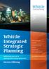 Whittle Integrated Strategic Planning. Service Offering. Optimising open pit & underground mining businesses.