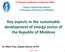 Key aspects in the sustainable development of energy sector of the Republic of Moldova