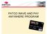PATCO WAVE AND PAY ANYWHERE PROGRAM