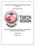 Proposed Federal Recognition and Implementation of Rights Framework. Yukon Discussion Paper
