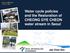 Water cycle policies and the Restoration of CHEONG GYE CHEON water stream in Seoul