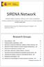 SIRENA Network. Networks approved by the National Research Program: 179 Agriculture (AGL): 4. Research Groups