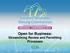 Open for Business: Streamlining Review and Permitting Processes