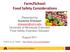 Farm2School: Food Safety Considerations