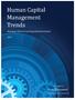 Human Capital Management Trends 2012