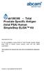 ab Total Prostate Specific Antigen SimpleStep ELISA Kit