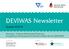 DEVIWAS Newsletter. Germany Vietnam Partnership Project for Competence Development of Vietnam s Water Sector (DEVIWAS)