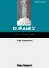 DURANEX Grade Catalog DURANEX. Polybutylene Terephthalate ( PBT ) Grade Compositions