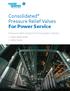 Consolidated* Pressure Relief Valves For Power Service