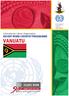 International Labour Organization DECENT WORK COUNTRY PROGRAMME VANUATU