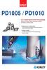 PD1005 / PD1010. DLC-Coated Inserts for Non-Ferrous Metals Welding and chipping resistant coated grades specialized for machining non-ferrous metals