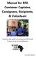 Manual for BFA Container Captains, Consignees, Recipients, & Volunteers