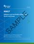 SAMPLE. Validation and Verification of Multiplex Nucleic Acid Assays