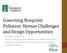 Governing Nonpoint Pollution: Human Challenges and Design Opportunities