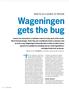 INSECTS AS A SOURCE OF PROTEIN Wageningen gets the bug