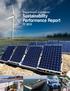 Sustainability Performance Report