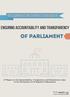 of Parliament Ensuring Accountability and Transparency Macedonian Constituency Engaged in