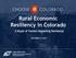 Rural Economic Resiliency in Colorado