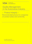 Quality Management in the Automotive Industry Product Integrity Recommended actions for companies on product safety and conformity 1st edition, May 20