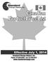 1 MODULAR SERIES - FRONT LOAD. CANADIAN PRODUCT PRICE LIST - Effective July 1, 2014 PRICE PRICE MC100 MC200 MC700 MC720