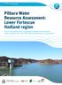 Pilbara Water Resource Assessment: Lower Fortescue Hedland region
