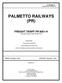 PALMETTO RAILWAYS (PR)