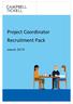 Project Coordinator Recruitment Pack