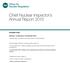 Chief Nuclear Inspector s Annual Report 2013