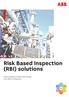 Risk Based Inspection (RBI) solutions