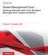 Oracle. Student Management Cloud Getting Started with Your Student Management Implementation. Release 13 (update 18A)