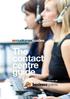 guides The contact centre guide in association with