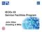 IECEx 03 Service Facilities Program. John Allen Dowding & Mills